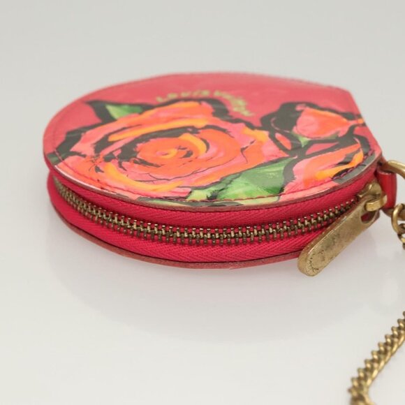 LOUIS VUITTON Vernis Rose Porte Monnaie Chapeau Coin Purse - Picture 4 of 15